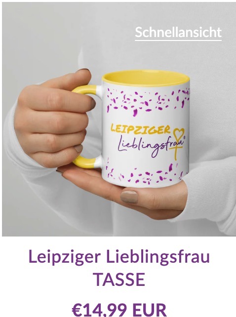 Tasse Leipzig Lieblingsfrau